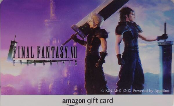 ※1 【使用済】FINAL FANTASY VII EVER CRISIS ファイナルファンタジー7 エヴァークライシス オリジナル Amazonギフトカード FF7EC