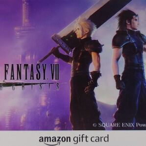 ※ 【新品未使用】FINAL FANTASY VII EVER CRISIS ファイナルファンタジー7 エヴァークライシス オリジナル Amazonギフトカード 当選書付