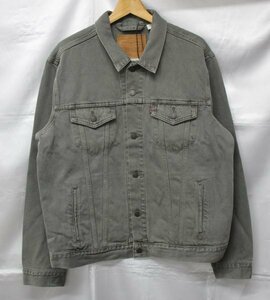 ◆ 美品 Levi's / リーバイス トラッカージャケット グリーン GRAPE LEAF 723340695 表記サイズ：XL デニム オールシーズン 146733