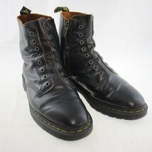 ◆ Dr.Martens / ドクター マーチン 1460LL 8ホールブーツ 表記サイズ：UK10 サイドジップ ブラック系 144480_画像1