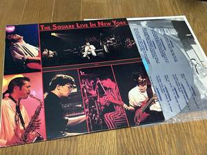 * prompt decision successful bid *THE SQUARE[LIVE IN NEW YORK] square /JAZZ/ Fusion /1988 year / bending eyes advertisement card / all 11 bending compilation / regular price Y4900