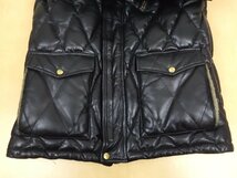 WEST RIDE ウエストライド RACING DOWN JACKET レーシングダウンジャケット TYPE2 HJ-02L HORSEHIDE サイズM 黒 ブラック_画像7