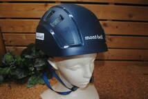 /は861.mont-bell　アルパインヘルメット　EN12492 軽量　54～62ｃｍ　2002年製　ネイビー　ダイヤルアジャスター 登山用ヘルメット_画像1