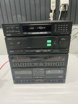 シャープ　SHARP CD-800-BK コンパクトディスクステレオ　デッキレシーバー部　カセットデッキ _画像1