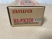 aiwa アイワ　HS-PX370　STEREO CASSETTE PLAYER　長期保管品（USED）_画像2