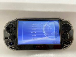 ジャンク☆ PSVITA PCH1100 本体のみ　※ACアダプターなし　初期化済　メモリーカード16GB付