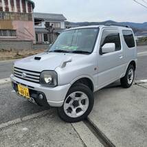 ☆H16年 マツダ AZ-オフロード ジムニー JM23W 4WD AT車 シルバー色 車検あり6年10月18日 売切 ☆ 徳島県_画像1