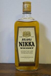 ジャパニーズウイスキー 2級表示「ハイニッカ」39度 36年古酒以上 旧ラベル！ ニッカウヰスキー 東京都中央区