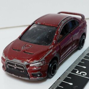 トミカ No.67【三菱ランサー エボリューションX 赤レッド MITSUBISHI LANCER EXOLUTION X】1/61ミニカー■TOMYトミー【中古】送料込