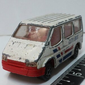 フランス製 Majorette【FORD Transit City Bus フォード トランジット シティーバス ドア欠】ミニカー トミカサイズ■マジョレット【中古】