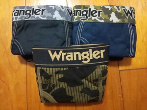 Wrangler ボクサーブリーフ ボクサーパンツ M 3枚 ブリーフ ボクサー 下着 パンツ メンズ 迷彩 ラングラー
