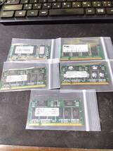 ノート用DDRメモリ SODIMM 256MB DDR266/DDR333 計5枚 ジャンク_画像1