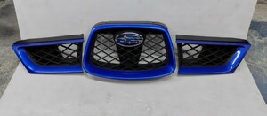 【送料無料】インプレッサ GDB GDA GGA 後期 鷹目 純正 フロントグリル 3点セット WRブルー 02C WRX STI SUBARU impreza front grill 