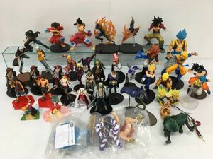 K10-055【現状品】ワンピース/ドラゴンボール フィギュア 38点まとめ 一番くじ(ルフィ/おでん/サボ/サンジ/ロー )シャンクス/ジャンゴ/他