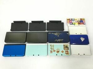 K12-406-0209-034【ジャンク】ニンテンドー3DSシリーズ 13台まとめ 充電器×3/3DS×3/new3DS×1/3DSLL×3/new3DSLL×3