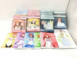 K11-754-0211-054【未使用/中古】五等分の花嫁 Bigルミナスタンド/キャンバスボード 21点まとめ(中野一花/二乃/三玖/四葉/五月)