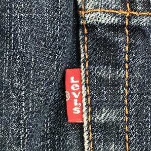 LEVI'S 503 デニム ジーンズ ストレート カットオフ インディゴブルー ボタン裏359 古着 503-0301 リーバイス SIZE：W32L34■0215G②の画像4