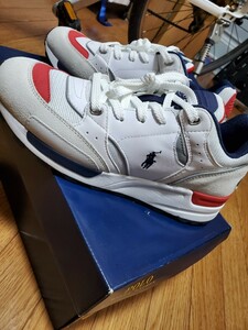 未使用　POLO RALPH LAUREN　TRACSTR200SK-LTL　スニーカー　90/27cm　ポロラルフローレン　