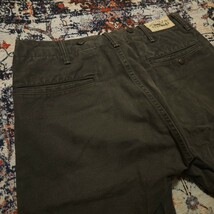 【激渋】 RRL Frisco Canvas Duck Trousers 【32×32】 フリスコ キャンバスダック トラウザー 墨黒 サスペンダー 港湾労働者 Ralph Lauren_画像8