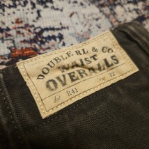 【激渋】 RRL Frisco Canvas Duck Trousers 【32×32】 フリスコ キャンバスダック トラウザー 墨黒 サスペンダー 港湾労働者 Ralph Lauren_画像9