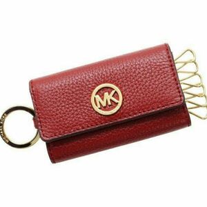 【新品】マイケルコース MICHAEL KORS レザー キーケース　レッド