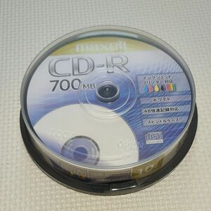 データ用CD-R 48倍速 10枚 CDR700SPNW.10SP　maxell