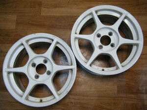 IB-113 P1 RACING 15×7J 4H-100 +45 (2本) P1レーシング KOSEI 送料一律2750円 離島を除く シビック ロードスター フィット ヴィッツ MR-S