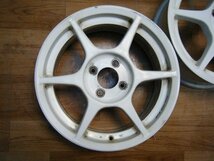 IB-113 P1 RACING 15×7J 4H-100 +45 (2本) P1レーシング KOSEI 送料一律2750円 離島を除く シビック ロードスター フィット ヴィッツ MR-S_画像3