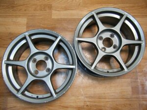 IB-113 P1 RACING 15×7J 4H-100 +45 (2本) P1レーシング KOSEI 送料一律2750円 離島を除く シビック ロードスター フィット ヴィッツ MR-S