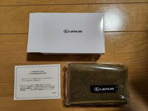 新品 LEXUS 今治ハンドタオル カラビナ付 ゴルフタオル レクサス