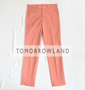 Tomorrowland（トゥモローランド）“日本製” 春色 ストレッチコットン・スラックスパンツ size46