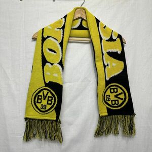 BVB BORUSSIA DORTMUND ドルトムント ニット サッカー マフラー スカーフ ストール ユーロ ヨーロッパ スポーツ b18850