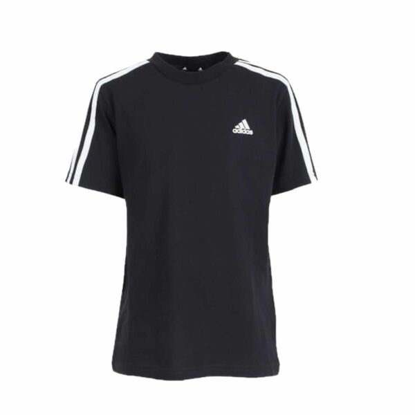 アディダス adidas コットン半袖Tシャツ AEROREADY スポーツウエア　黒　ブラック　130