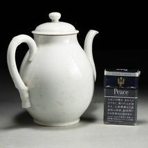 X693. 時代煎茶道具 徳化窯 白高麗 白磁 水注 / 陶器陶芸古美術茶器_画像3