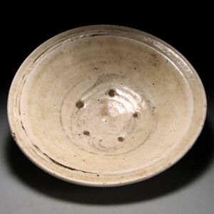 X960. 古美術品 安南 鉄絵 皿 直径27.5cm / 陶器陶芸古美術時代