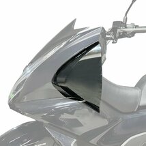 ★セール サイドバイザー ホンダ PCX125 PCX160 JK05 KF47 スモーク ブラック 風防 左右セット バイク オートバイ カスタム 外装 パーツ_画像5