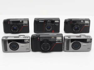 ★訳あり大特価★ ニコン NIKON コンパクトカメラ 6台セット AD3×3 / ZOOM310 AF×2 / TW20 AF #TA3075