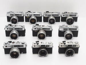 ★訳あり大特価★ ヤシカ YASHICA ELECTRO 35 10台まとめ / GL×2 / GSN×2 / GS / FC×2 / 無印×2 #TA3102