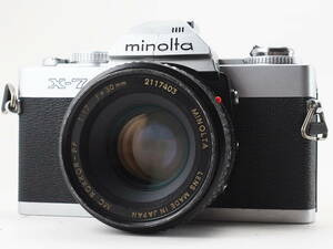 ★訳あり大特価★ ミノルタ MINOLTA X-7 ボディ 50mm 単焦点レンズセット #TA3196