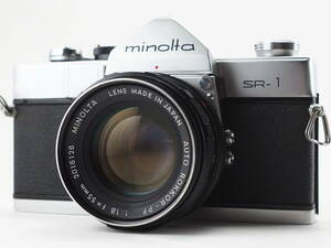 ★訳あり実用品★ ミノルタ MINOLTA SR-1 ボディ 55mm レンズセット ★シャッターOK！ #TA3200