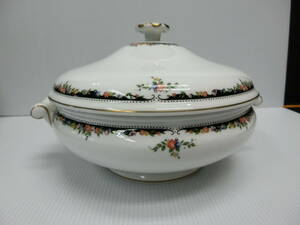 WEDGWOOD ウェッジウッド OSBORNE オズボーン スープチューリン 蓋付 現状品(ゆうパック100) 写真多数あります