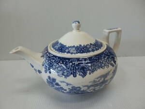 WEDGWOOD ウエッジウッド Queens Ware ティーポット 現状品 (ゆうパック80)