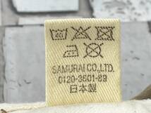 ＵＳＥＤ　サムライ　SAMURAI　硫化染め　ヘビーチノパン　サイズ３１　SJ42CP　サムライジーンズ　SAMURAI JEANS　日本製_画像9