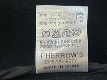 ＵＳＥＤ　フェローズ　PHERROW'S　ＣＰＯシャツ　サイズ３８R　LOT# P CPO_画像10