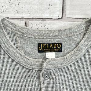 ＵＳＥＤ ジェラード JELADO ヘンリーネック半袖Ｔシャツ ワッフル サイズ３８ 日本製の画像3