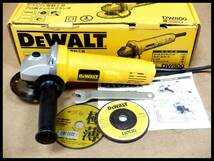 デウォルト DEWALT 100mm 電気ディスクグラインダ DW800 プロ用 ジスクグラインダ サンダー_画像1