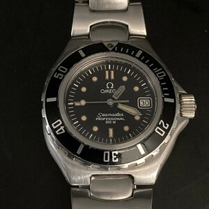 稼働 人気 OMEGA オメガ シーマスター プロフェッショナル 200m SEAMASTER PROFESSIONAL 200 ブラック 黒 クォーツ