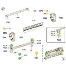 挑戦者求む！ MOTORCYCLE 205pcs 手作りブロック オートバイ バイク 工具付き 模型 組み立て おもちゃ MOTORCYCLE_画像6