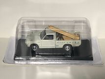 ★1/43 懐かしの商用車コレクション　【VOL.47】　日産　ダットサン　トラック　620 1975 天沼工務店仕様　アシェット ミニカー_画像1