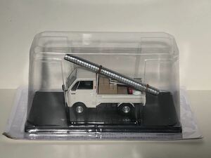 ★1/43 懐かしの商用車コレクション　【VOL.52］　マツダ　ニューポーター　キャブ　550 1985 空調設備業仕様　アシェット ミニカー